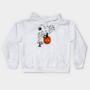 halloween bat Kids Hoodie